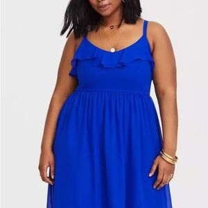 Torrid Royal Blue Dress